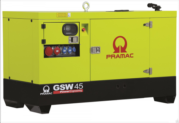 картинка Дизельный генератор Pramac GBW45Y, 400V, в кожухе от компании Нова Механика
